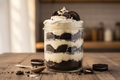 cookie and cream cheesecake jar