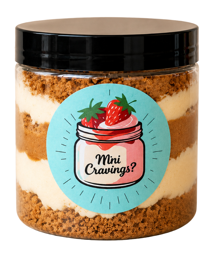 cookie butter cheesecake jar clear bg