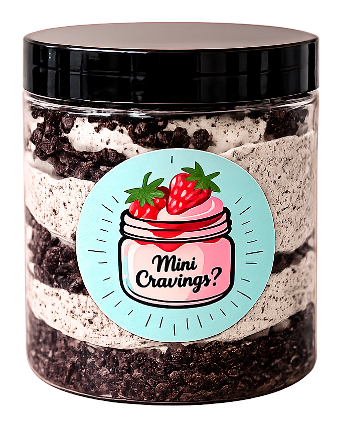 cookies and cream cheesecake jar clear bg