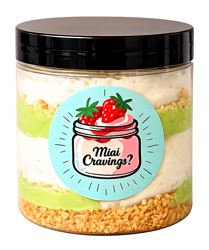key lime cheesecake jar clear bg